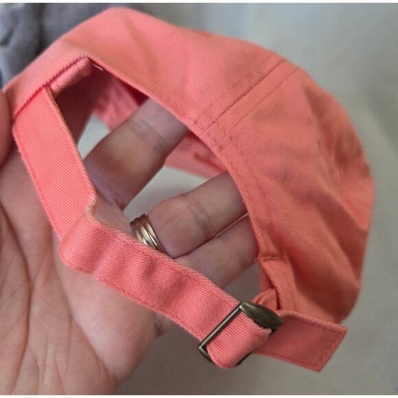 Embroidered First Mate Pink Hat Fishing Boating Lady Ponytail West Marine - Picture 5 of 7